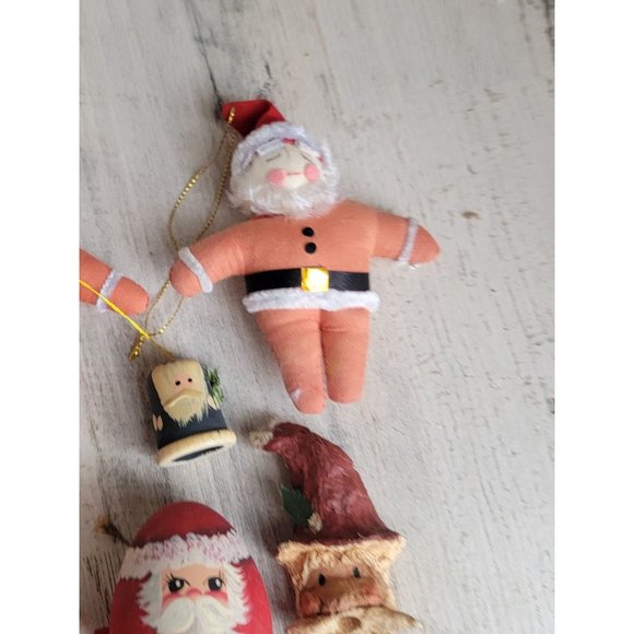 Vintage Santa clause ornament figure variety set xmas - Picture 5 of 13